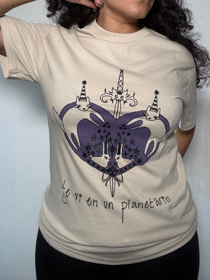 Playera - GATO CORAZÓN