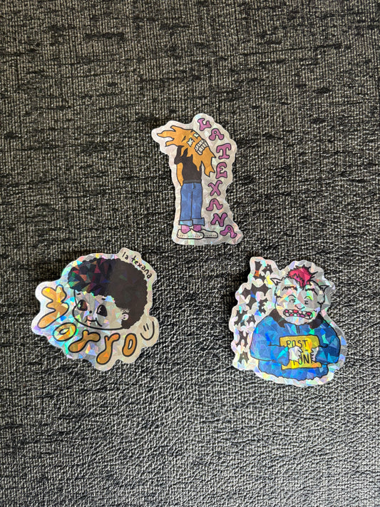 STICKERS LA TEXANA ꩜.ᐟ