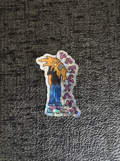 STICKERS LA TEXANA ꩜.ᐟ