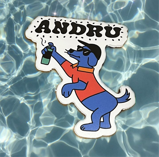 STICKER ANDRU PERRITO ☻